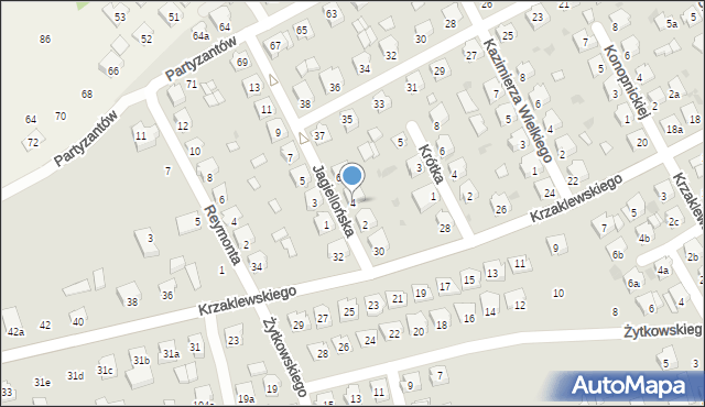 Kolbuszowa, Jagiellońska, 4, mapa Kolbuszowa
