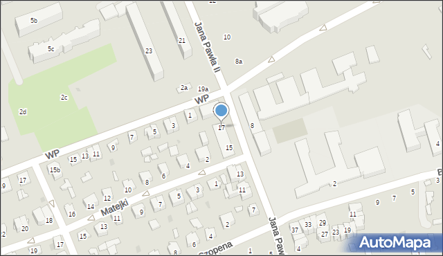 Kolbuszowa, Jana Pawła II, 17, mapa Kolbuszowa
