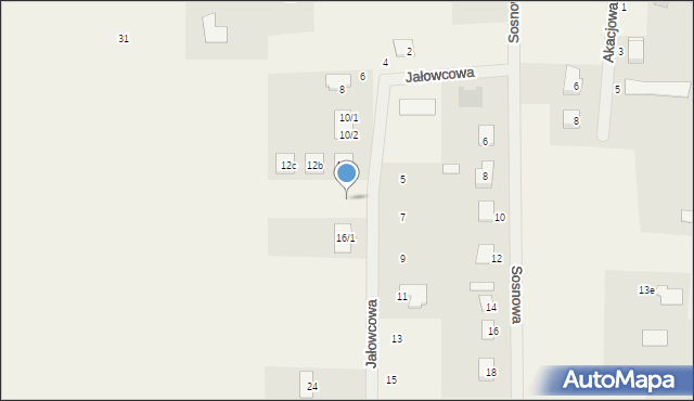 Kolnik, Jałowcowa, 14, mapa Kolnik