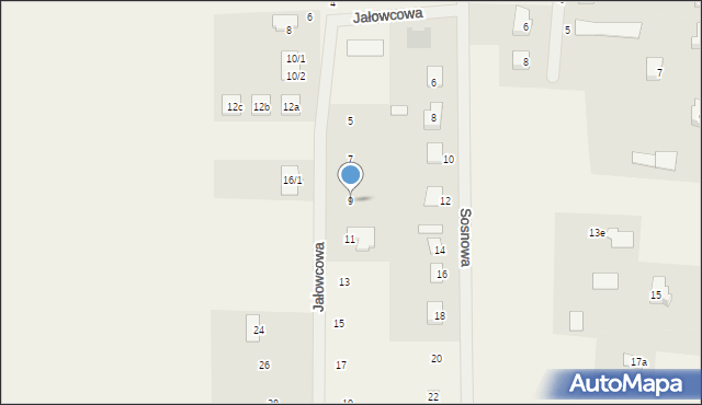 Kolnik, Jałowcowa, 9, mapa Kolnik