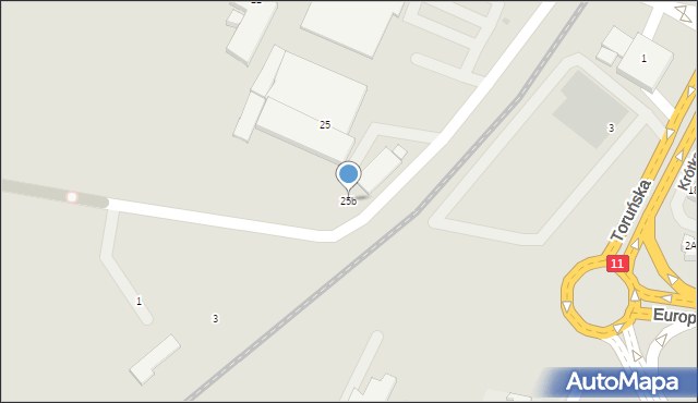 Kołobrzeg, Jasna, 25b, mapa Kołobrzegu