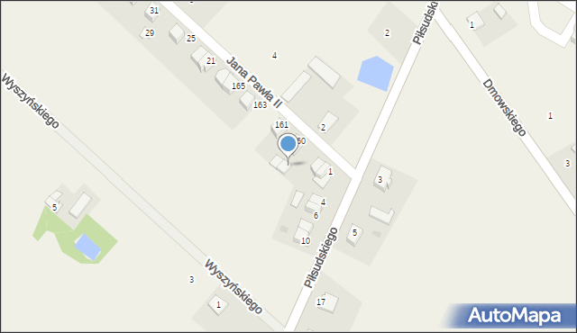 Koneck, Jana Pawła II, 5, mapa Koneck