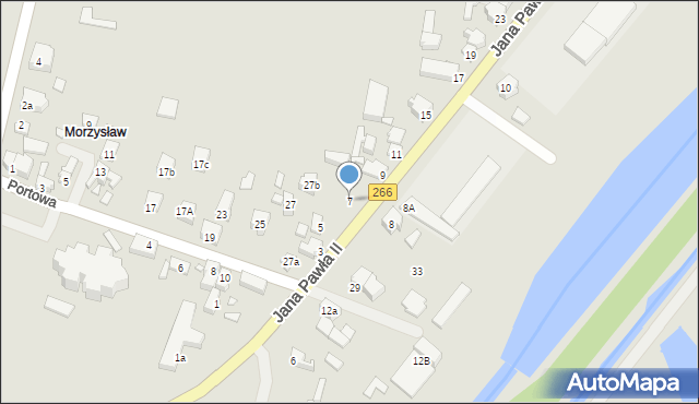 Konin, Jana Pawła II, 7, mapa Konina