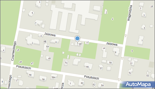 Konstancin-Jeziorna, Jasiowa, 8, mapa Konstancin-Jeziorna