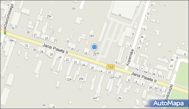 Konstantynów Łódzki, Jana Pawła II, 13, mapa Konstantynów Łódzki