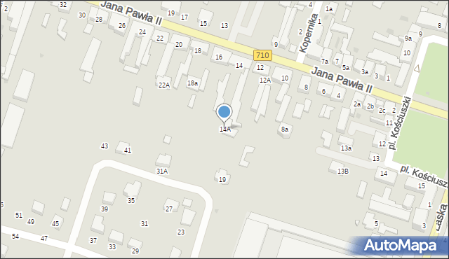 Konstantynów Łódzki, Jana Pawła II, 14A, mapa Konstantynów Łódzki