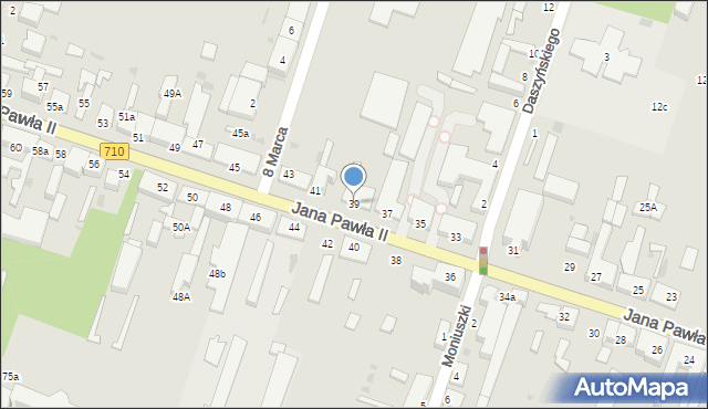 Konstantynów Łódzki, Jana Pawła II, 39, mapa Konstantynów Łódzki