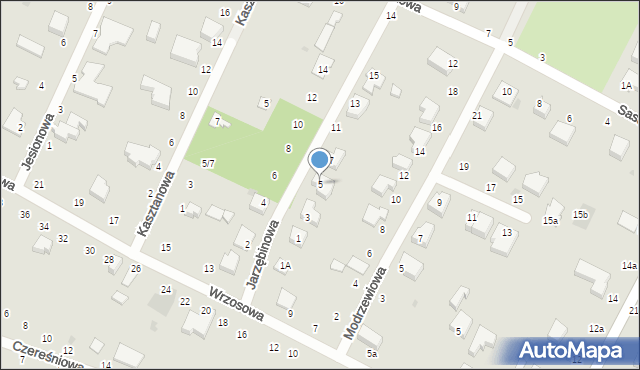 Konstantynów Łódzki, Jarzębinowa, 5, mapa Konstantynów Łódzki