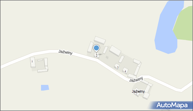 Koszary, Jaźwiny, 2, mapa Koszary