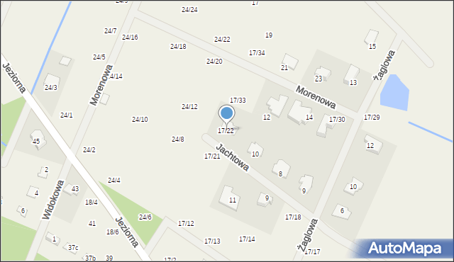 Koszelówka, Jachtowa, 12, mapa Koszelówka