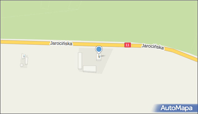 Kowalew, Jarocińska, 9, mapa Kowalew