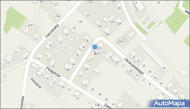 Kowanówko, Jankowskiego Walentego, por. dr., 25, mapa Kowanówko