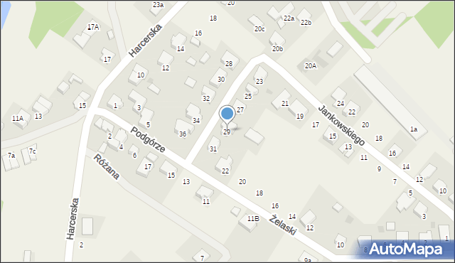 Kowanówko, Jankowskiego Walentego, por. dr., 29, mapa Kowanówko