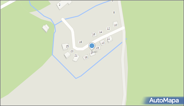 Kowary, Jagiellońska, 17, mapa Kowary