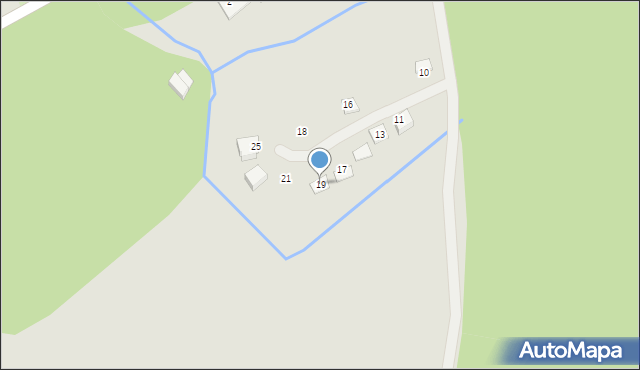 Kowary, Jagiellońska, 19, mapa Kowary