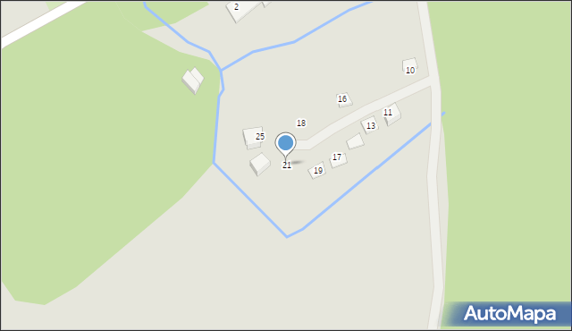 Kowary, Jagiellońska, 21, mapa Kowary