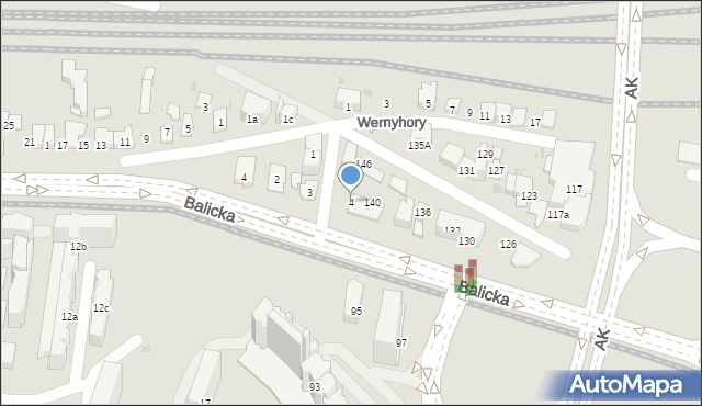 Kraków, Jabłonkowska, 4, mapa Krakowa