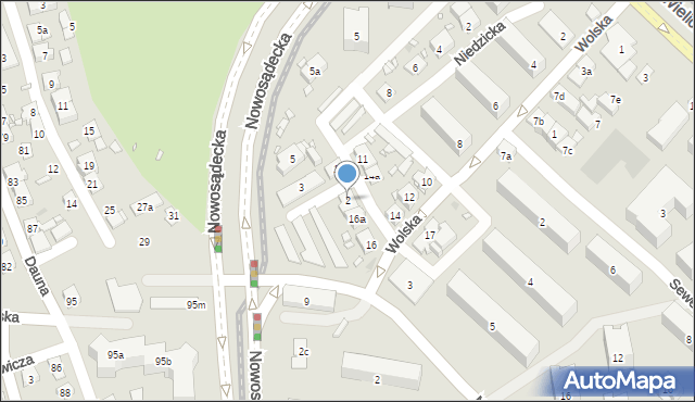 Kraków, Jarosławska, 2, mapa Krakowa