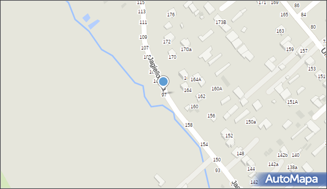 Kraśnik, Jagiellońska, 97, mapa Kraśnik