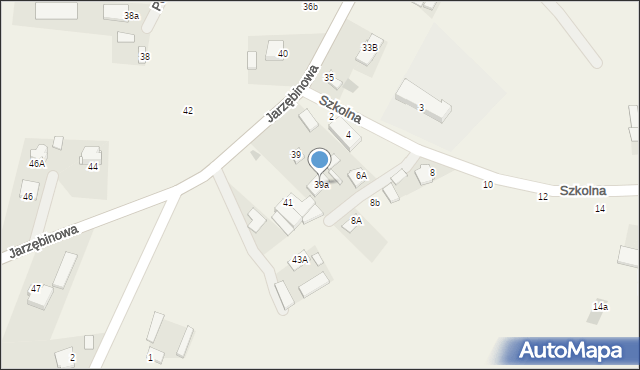 Krępiec, Jarzębinowa, 39a, mapa Krępiec
