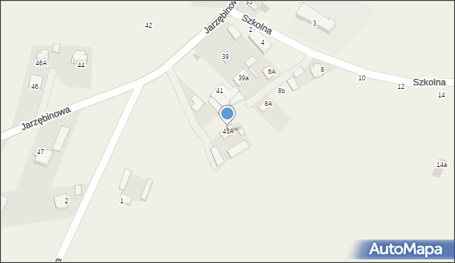 Krępiec, Jarzębinowa, 43A, mapa Krępiec