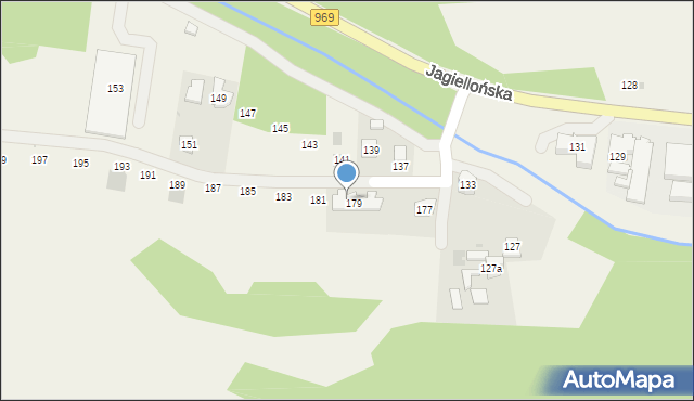 Krościenko nad Dunajcem, Jagiellońska, 179/4, mapa Krościenko nad Dunajcem