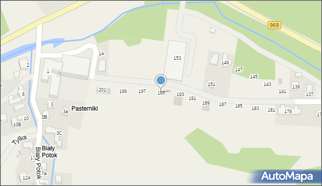 Krościenko nad Dunajcem, Jagiellońska, 195, mapa Krościenko nad Dunajcem