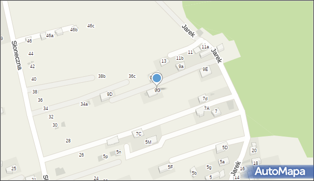 Krościenko nad Dunajcem, Jarek, 9G, mapa Krościenko nad Dunajcem