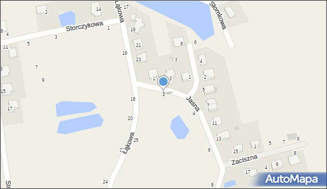 Kruszyn Krajeński, Jasna, 2, mapa Kruszyn Krajeński