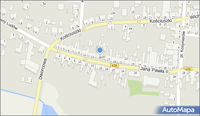 Książ Wielkopolski, Jana Pawła II, 15, mapa Książ Wielkopolski