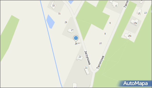 Książenice, Jarzynowa, 25, mapa Książenice