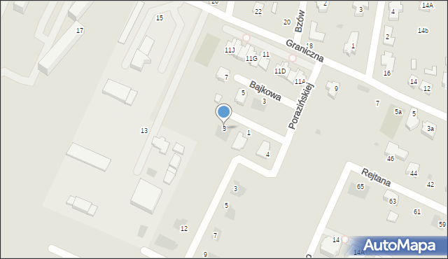 Kutno, Jachowicza Stanisława, 3, mapa Kutno