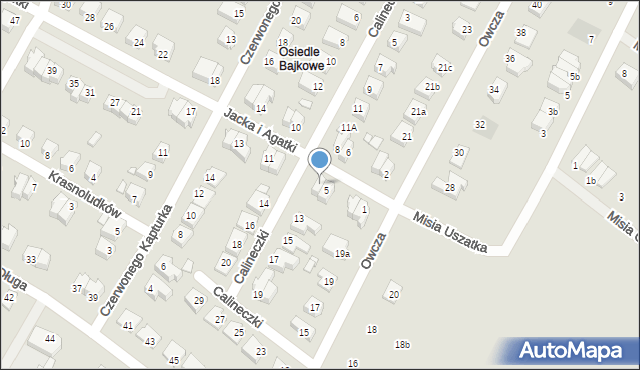 Kwidzyn, Jacka i Agatki, 7, mapa Kwidzyn