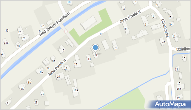 Łąka Prudnicka, Jana Pawła II, 11, mapa Łąka Prudnicka