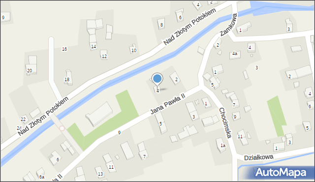 Łąka Prudnicka, Jana Pawła II, 4, mapa Łąka Prudnicka