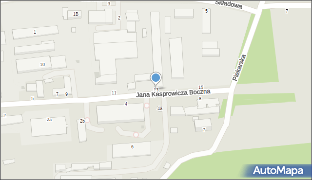 Łańcut, Jana Kasprowicza Boczna, 13, mapa Łańcut