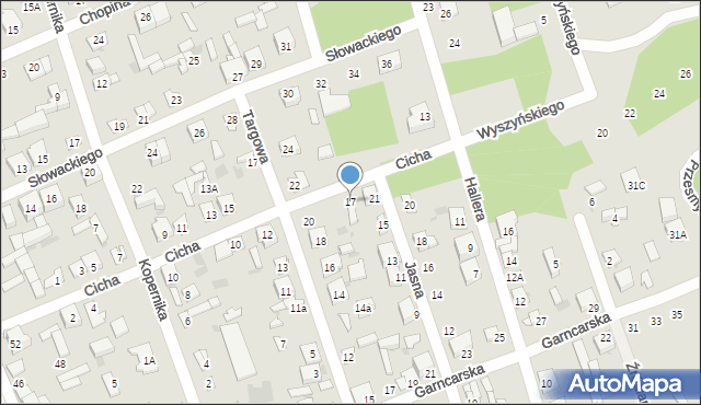 Łaskarzew, Jasna, 17, mapa Łaskarzew