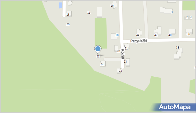 Łaziska Górne, Jagodowa, 22, mapa Łaziska Górne