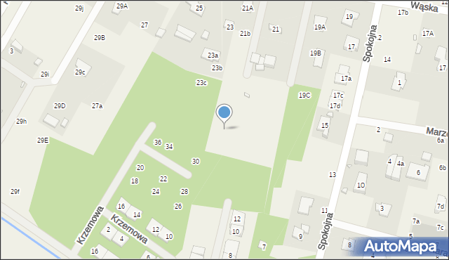 Łazy, Jaspisowa, 21, mapa Łazy