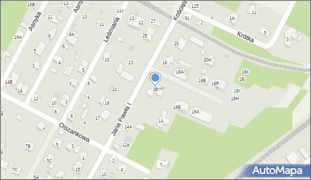 Legionowo, Jana Pawła I, 16, mapa Legionowo