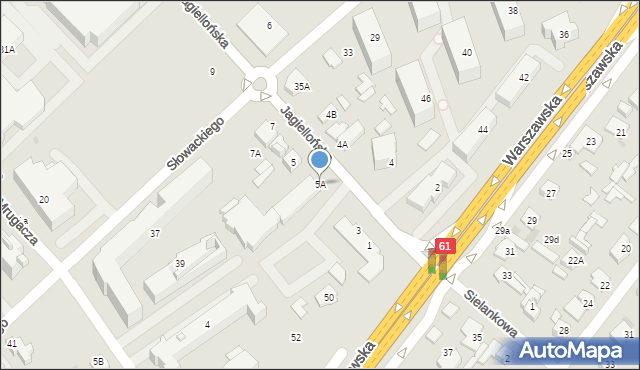 Legionowo, Jagiellońska, 5A, mapa Legionowo