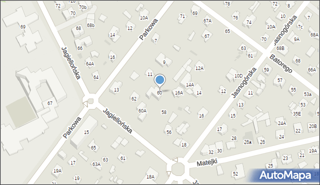 Legionowo, Jagiellońska, 60, mapa Legionowo