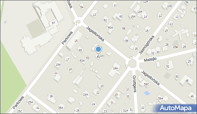 Legionowo, Jagiellońska, 61, mapa Legionowo