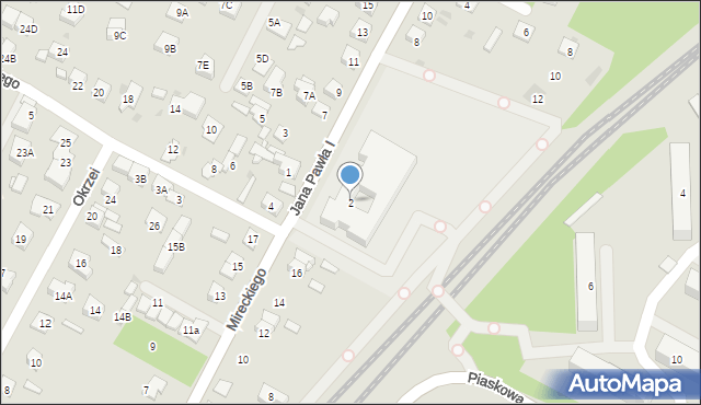 Legionowo, Jana Pawła I, 2, mapa Legionowo