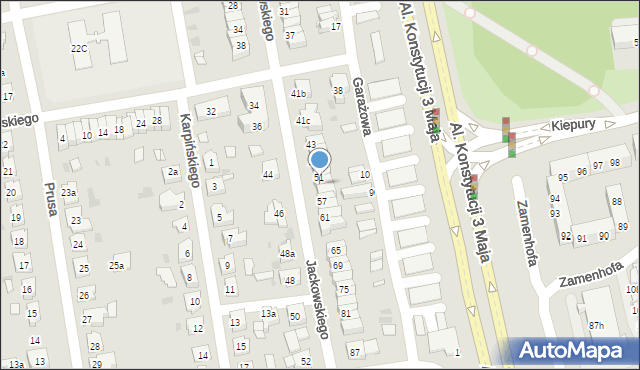 Leszno, Jackowskiego Maksymiliana, 53, mapa Leszno