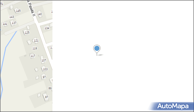 Łężany, Jana Pawła II, 106, mapa Łężany