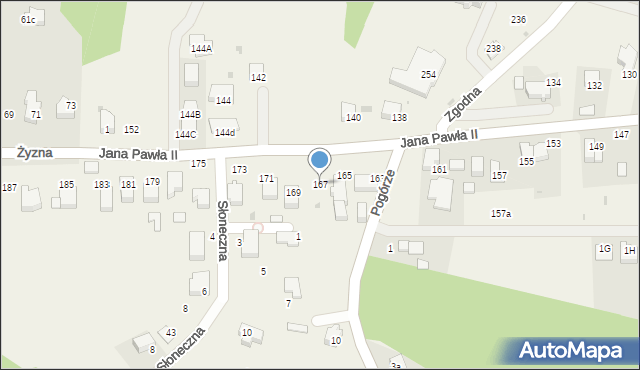 Libertów, Jana Pawła II, 167, mapa Libertów