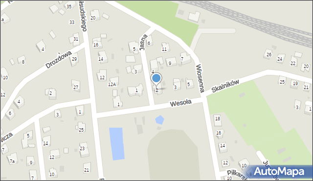 Libiąż, Jasna, 2, mapa Libiąż