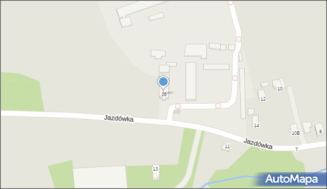 Libiąż, Jazdówka, 16, mapa Libiąż