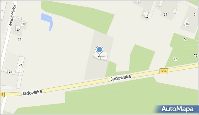 Lipka, Jadowska, 71, mapa Lipka